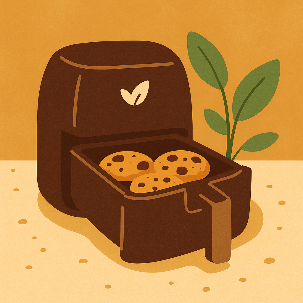 Step By Step: Air-frying Chocolate Chip Cookies