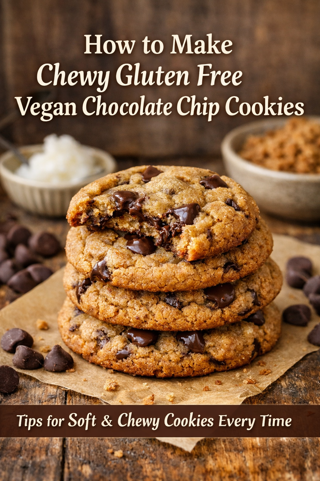 How to make gluten free vegan chocolate chip cookies