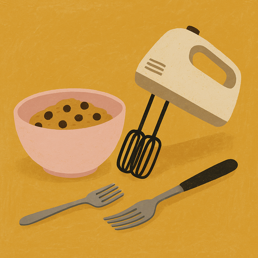 Hand Mixer vs Fork or Spatula