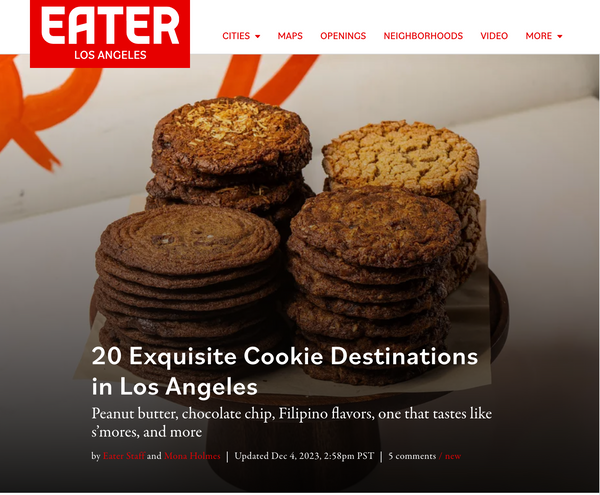 20 Exquisite Cookie Destinations in Los Angeles by Eater