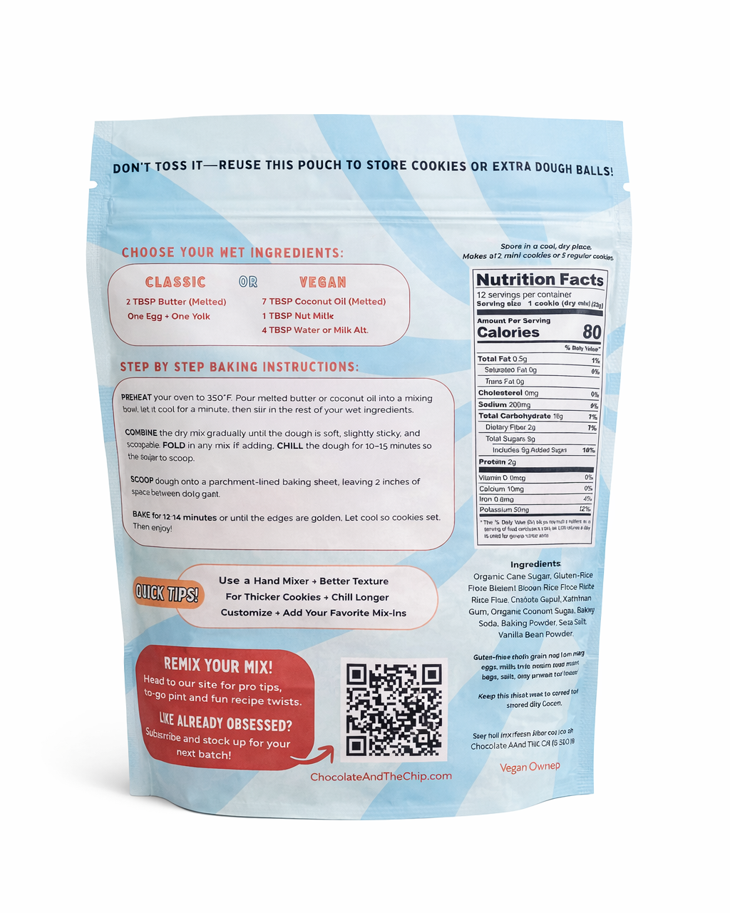 gluten free vegan sugar cookie mix