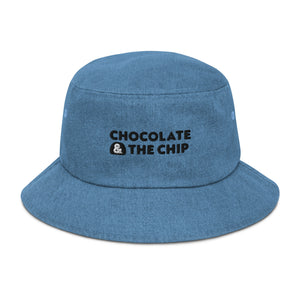 Chocolate and the Chip Denim Bucket Hat